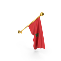 Wall Hanging Flag Morocco PNG & PSD Images