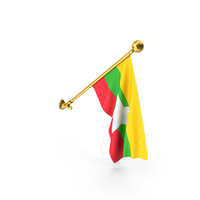 Wall Hanging Flag Myanmar PNG & PSD Images