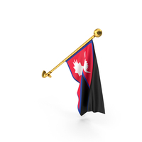 Nepal Wall Hanging Flag PNG & PSD Images