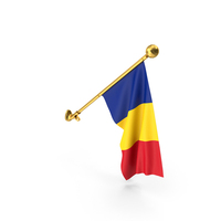 Romania Wall Hanging Flag PNG & PSD Images