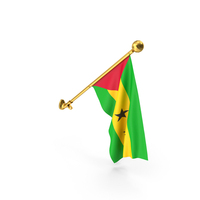 Sao Tome And Principe Wall Hanging Flag PNG & PSD Images