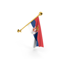 Wall Hanging Flag Serbia PNG & PSD Images