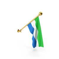 Wall Hanging Flag Sierra Leone PNG & PSD Images