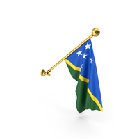 Solomon Islands Wall Hanging Flag PNG & PSD Images