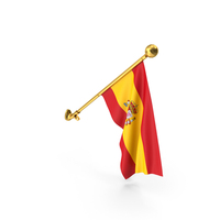 Spain Wall Hanging Flag PNG & PSD Images