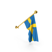 Wall Hanging Flag Sweden PNG & PSD Images