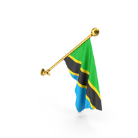 Tanzania Wall Hanging Flag PNG & PSD Images