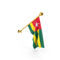 Togo Wall Hanging Flag PNG & PSD Images