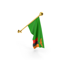 Wall Hanging Flag Zambia PNG & PSD Images