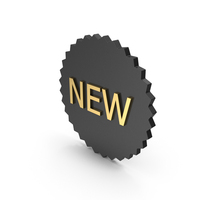 Icon New Black Gold PNG & PSD Images