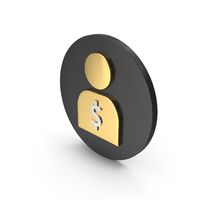 Icon Member Money Black Gold PNG & PSD Images