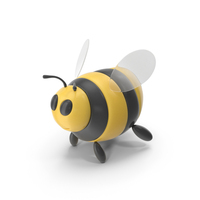 Cartoon Bee 3d Icon PNG & PSD Images