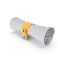 Certificate Scroll Icon PNG & PSD Images