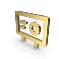 Gold Projector Icon PNG & PSD Images