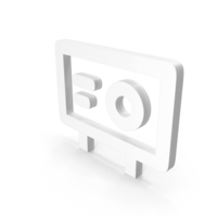 White Projector Icon PNG & PSD Images