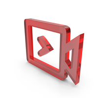 Glass Video Outline Icon PNG & PSD Images