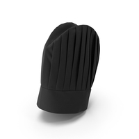 Black Tall Chef Hat PNG & PSD Images