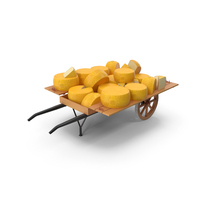 Cheese Trading Cart PNG & PSD Images