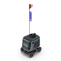 Delivery Robot Kiwibot Black PNG & PSD Images