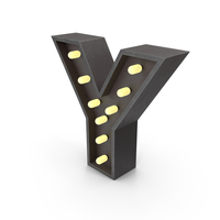Bulb Letter Y PNG & PSD Images