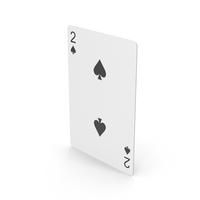 Playing Card 2 Of Spades PNG & PSD Images