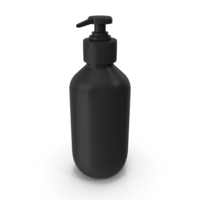 Black Gel Bottle PNG & PSD Images