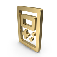Gold Video Game Icon PNG & PSD Images