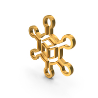 Gold Distribution Data Icon PNG & PSD Images