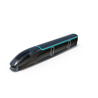 Futuristic Train Locomotive Black PNG & PSD Images
