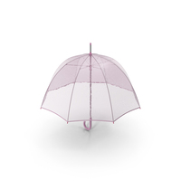 Pink Clear Bubble Umbrella Wet PNG & PSD Images