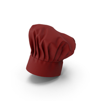 Puffy Chef Hat in Red PNG & PSD Images