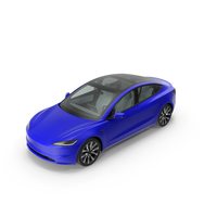 Modern Electric Car Blue Lights On PNG & PSD Images