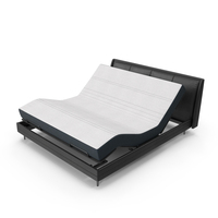 Smart Bed Black Curved Mattress PNG & PSD Images
