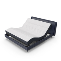 Smart Bed Pro Xiaomi Blue Curved Mattress PNG & PSD Images