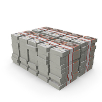 Stacked UK 10 Pounds Currency Bundles PNG & PSD Images