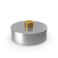 Gold And Silver Circular Special Thin Lego Piece PNG & PSD Images