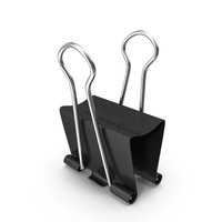 Black Binder Clip PNG & PSD Images