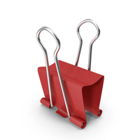 Red Binder Clip PNG & PSD Images