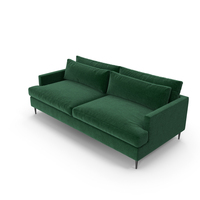 Modern Sofa With Leg Green PNG & PSD Images