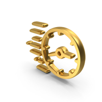 Rush Time Gold Symbol PNG & PSD Images