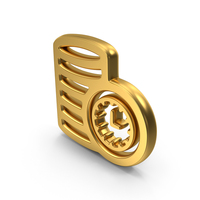 Time Money Gold Symbol PNG & PSD Images