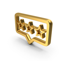 User Feedback Gold Symbol PNG & PSD Images