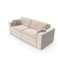 Scandinavian Sofa (Cream) PNG & PSD Images