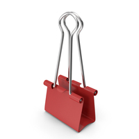 Red Binder Clip PNG & PSD Images