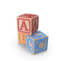 Alphabet Blocks PNG & PSD Images