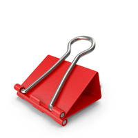 Red Binder Clip PNG & PSD Images