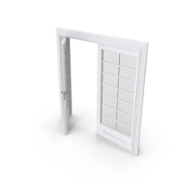 White Double Door Interior PNG & PSD Images