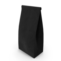 Black Paper Bag PNG & PSD Images