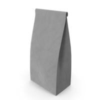 Grey Paper Bag PNG & PSD Images
