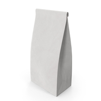 White Paper Bag Packaging PNG & PSD Images
